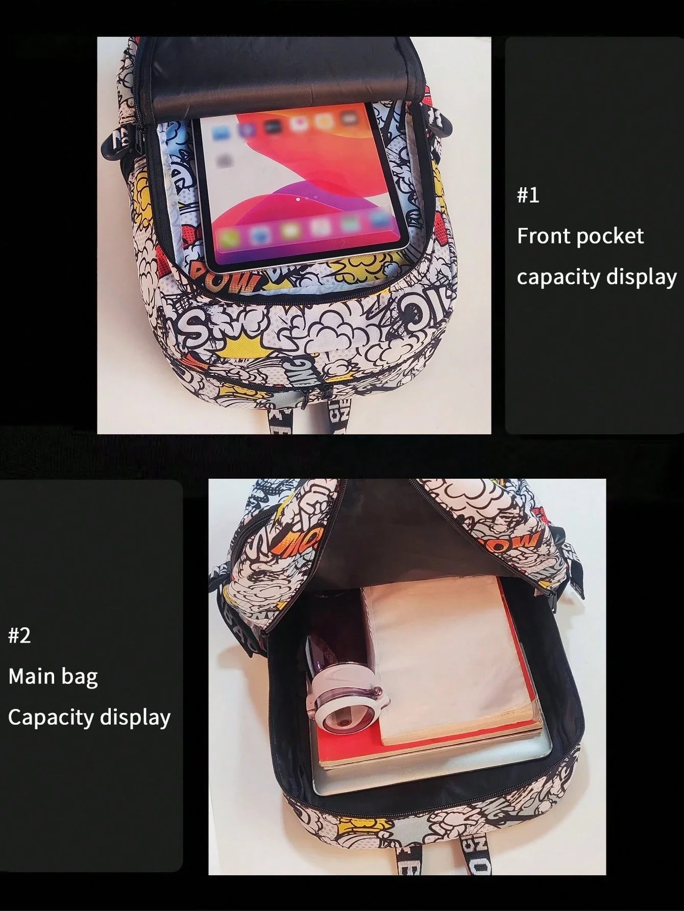 Shark Mouth Camo Backpack