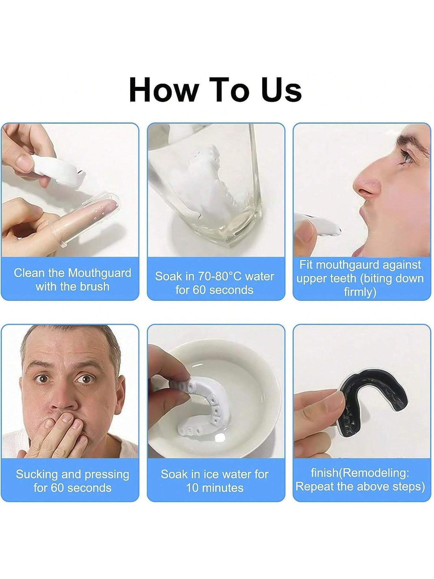 5 Pack Youth Sports Mouthguards