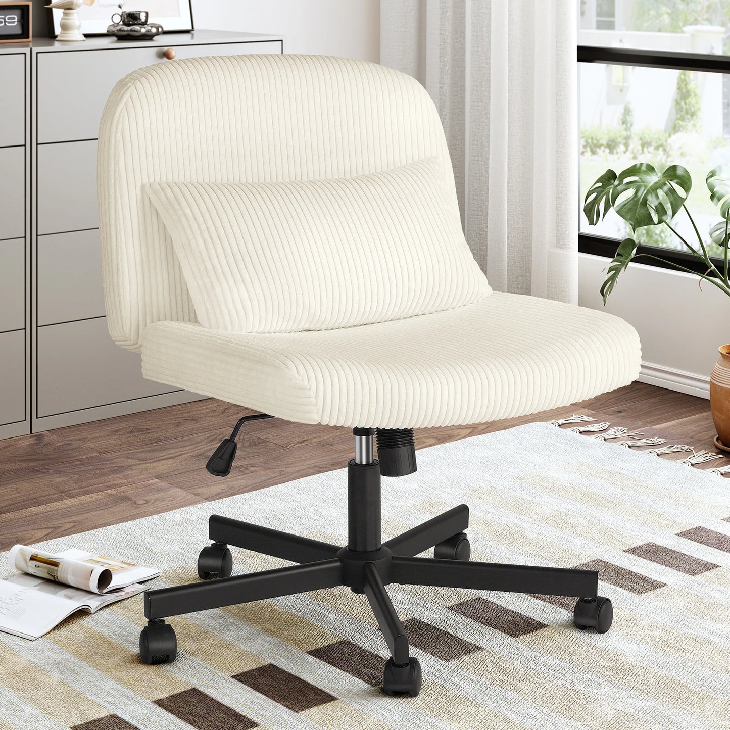 ONBRILL Massage Cross-Leg Office Chair
