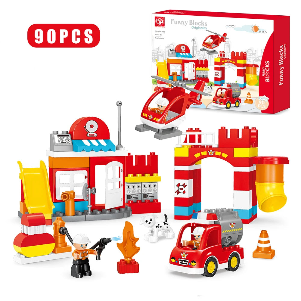 City Firefighting Building Blocks