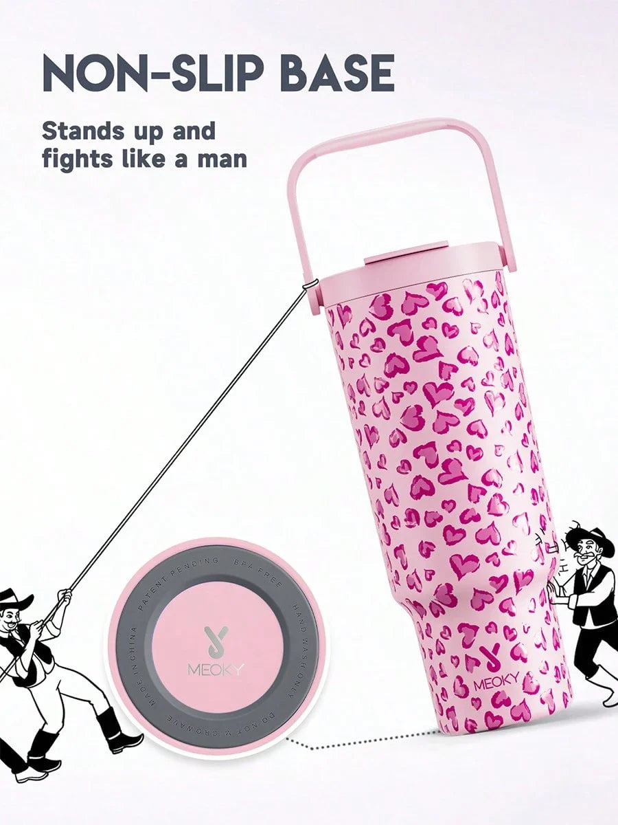 Meoky 40oz Insulated Handle Tumbler