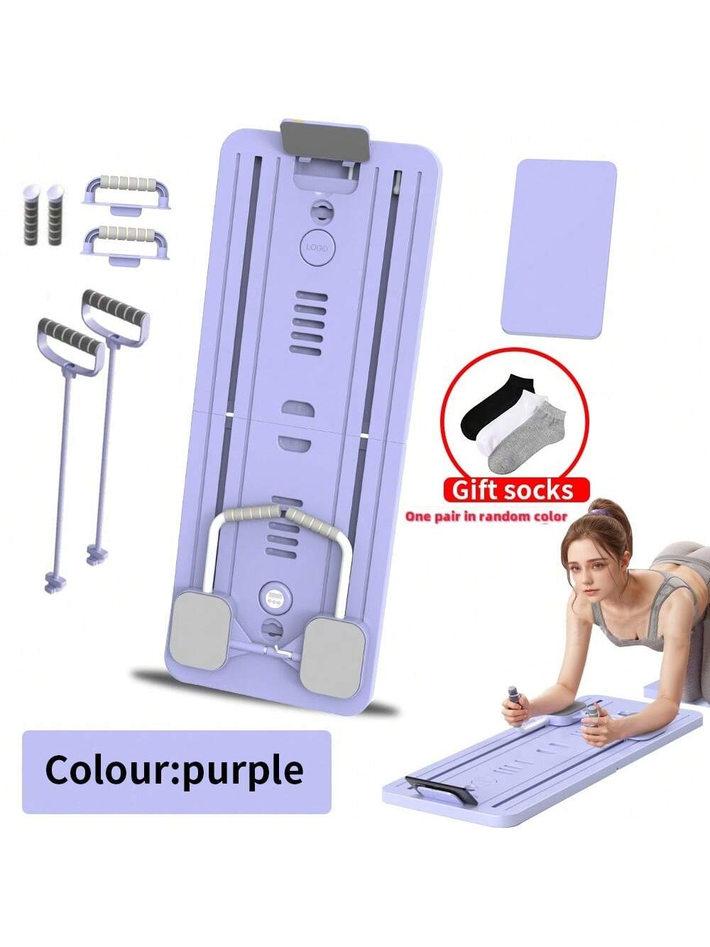 Foldable Multifunctional Abdominal Pilates Board