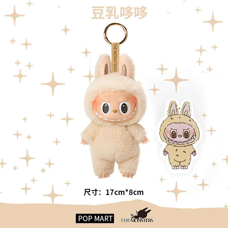 High Quality Labubu Monster Vinyl Face Keychain