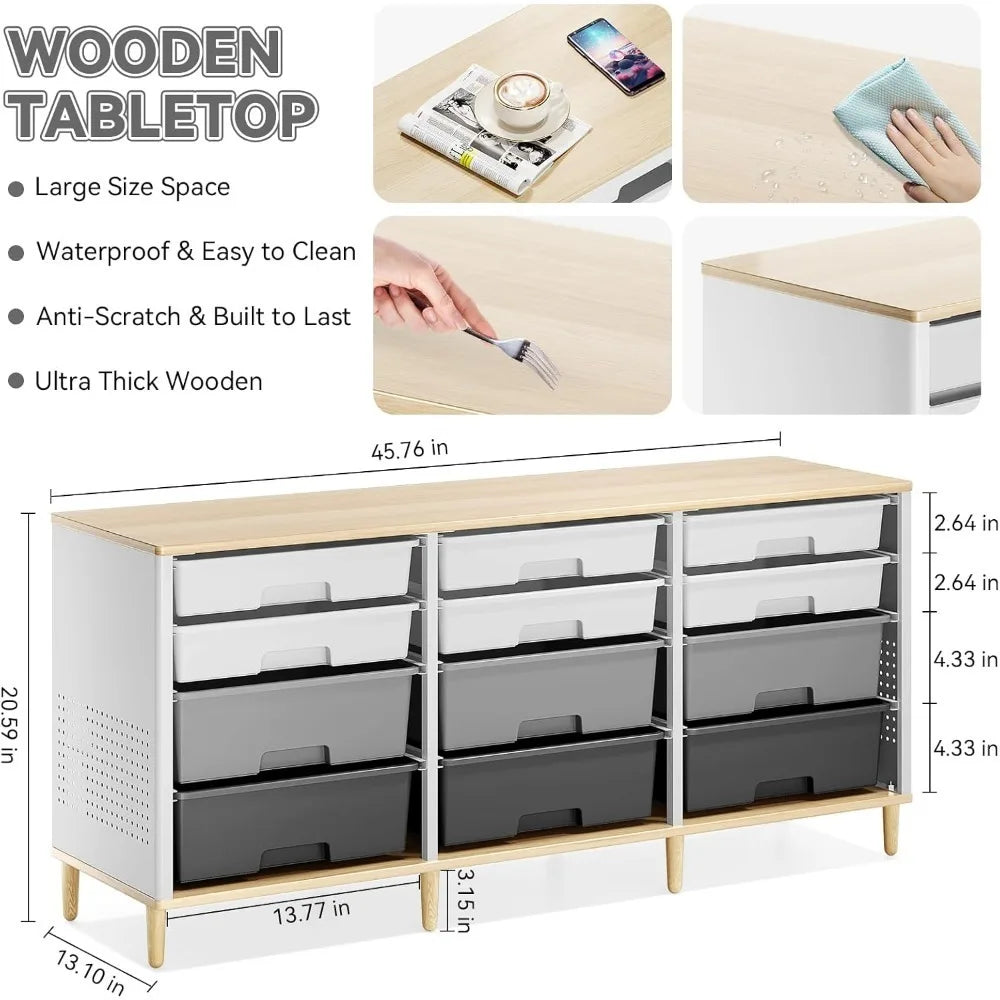 12-Drawer Storage Cabinet