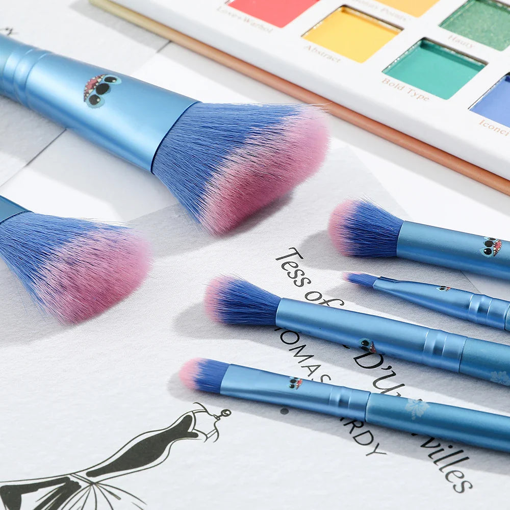 Bandai 6PCS Disney Stitch Makeup Brush Set