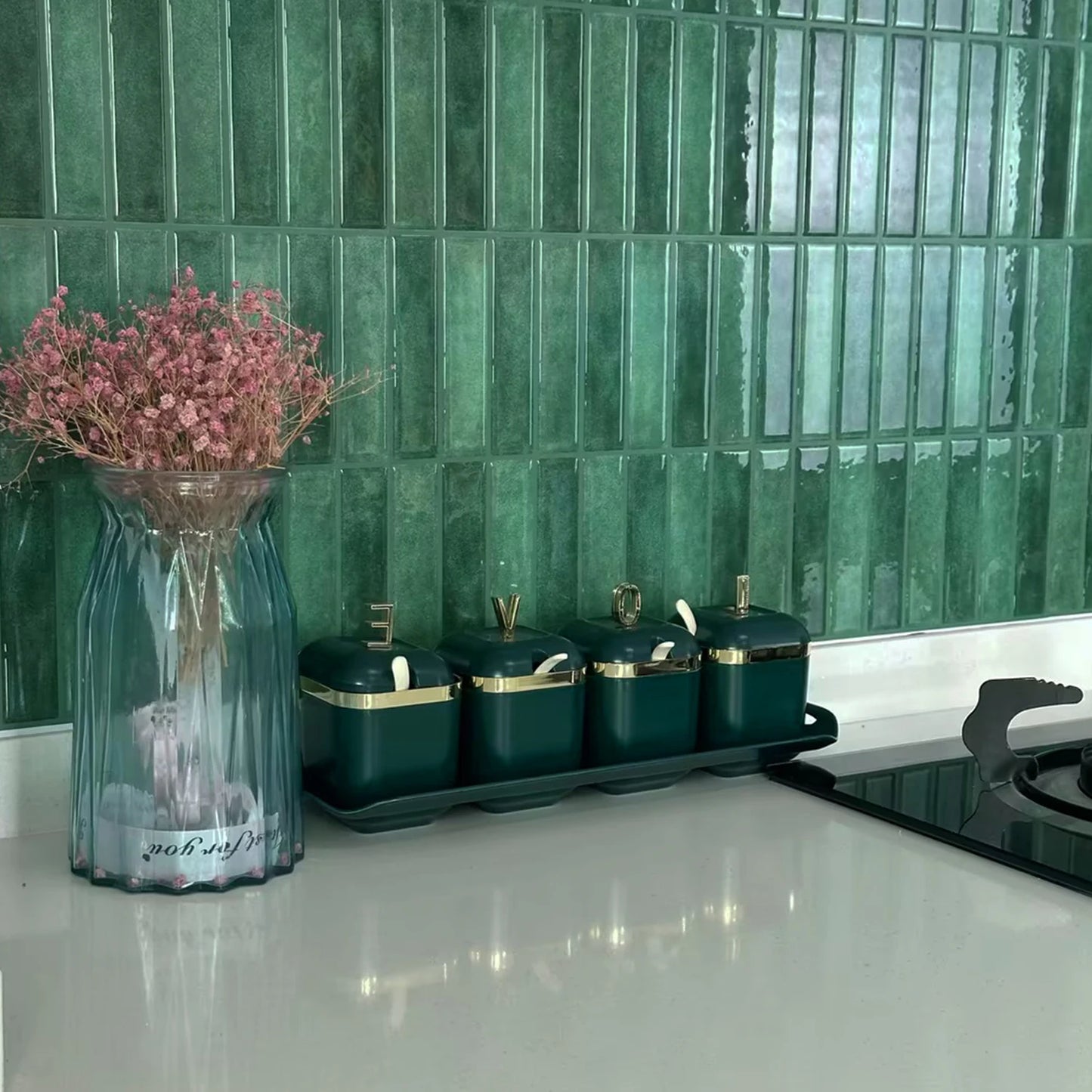 10pcs Waterproof Peel & Stick Wall Tiles