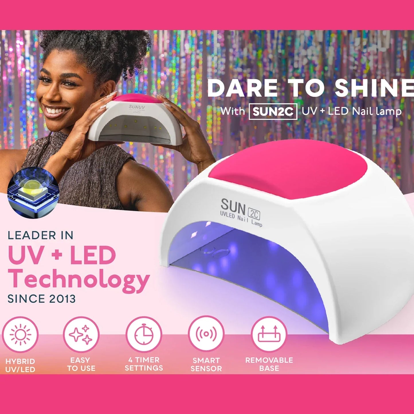 48W UV LED Nail Lamp