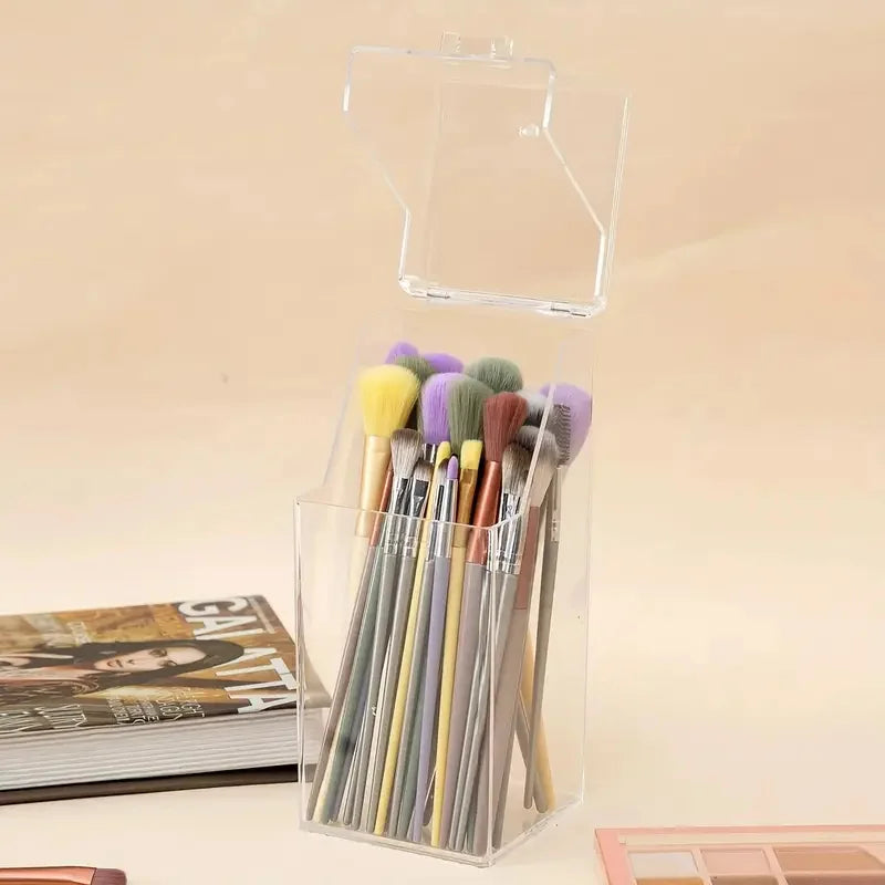 Large Acrylic Makeup Brush Holder