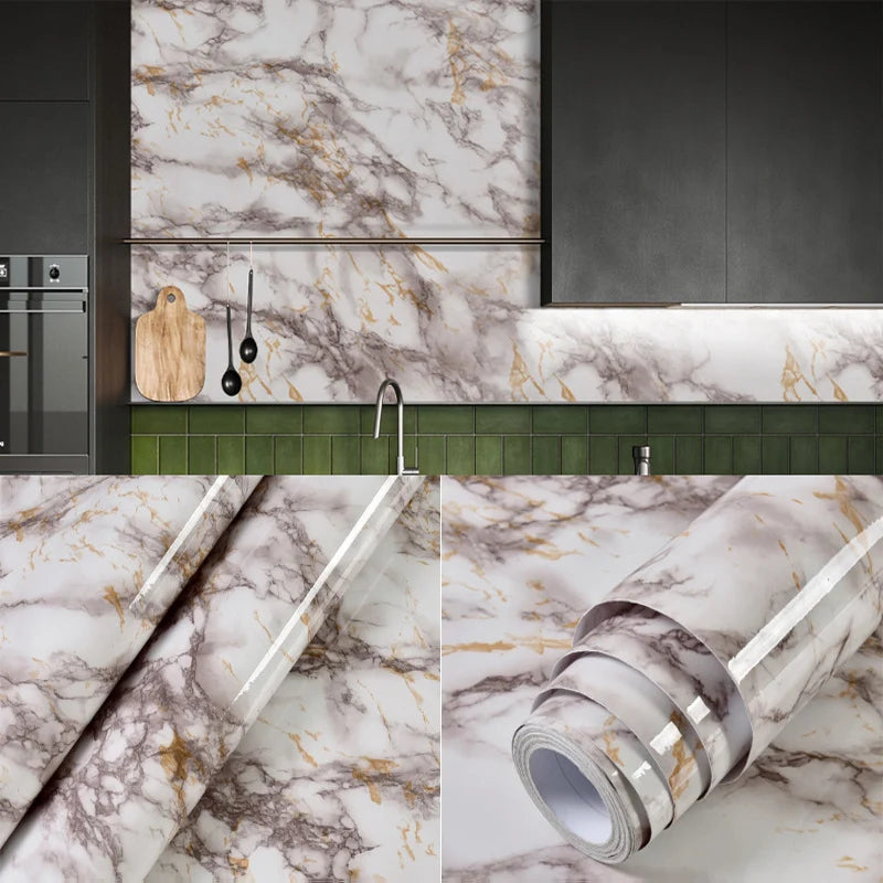 40cm Marble Pattern Self-Adhesive Wallpaper