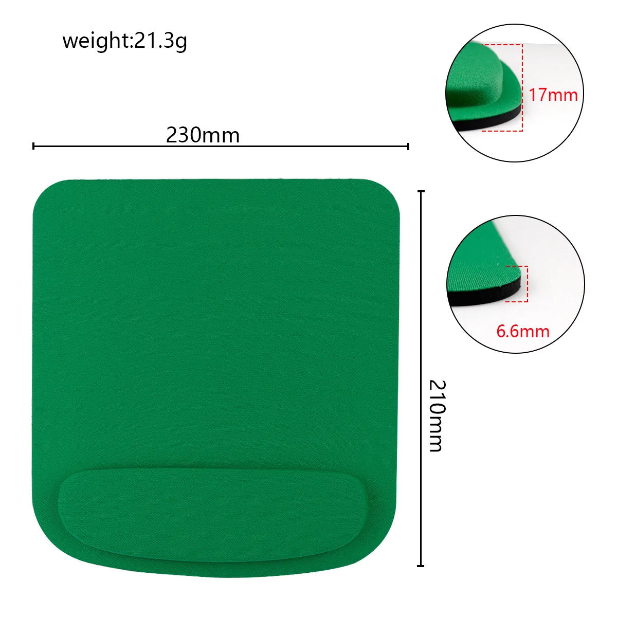 Ashiboogoole Ergonomic Mouse Pad with Wrist Rest