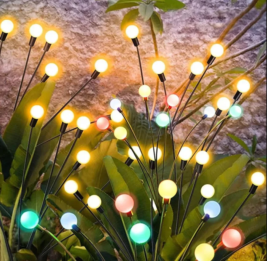 Solar Firefly LED Garden Lights