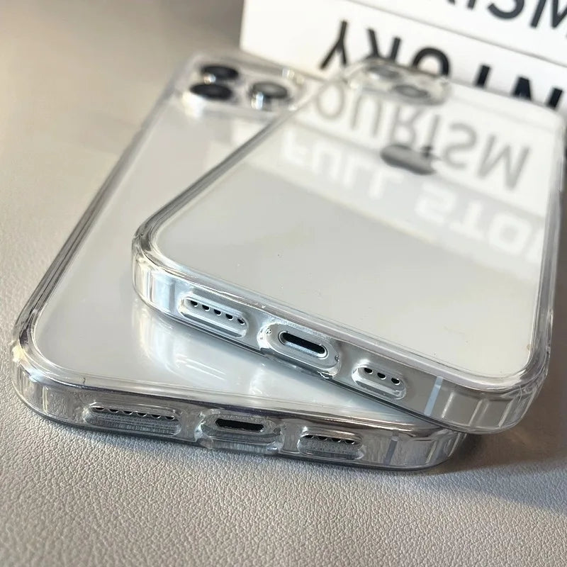Luxury Transparent iPhone Case Cover