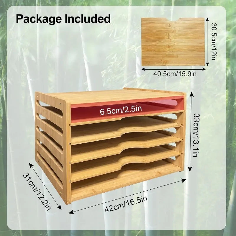 Wooden Kitchen Tray Divider Organizer