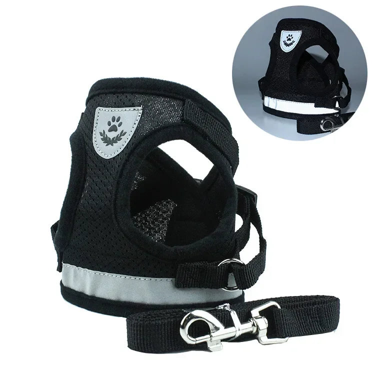 Reflective Adjustable Cat Dog Harness