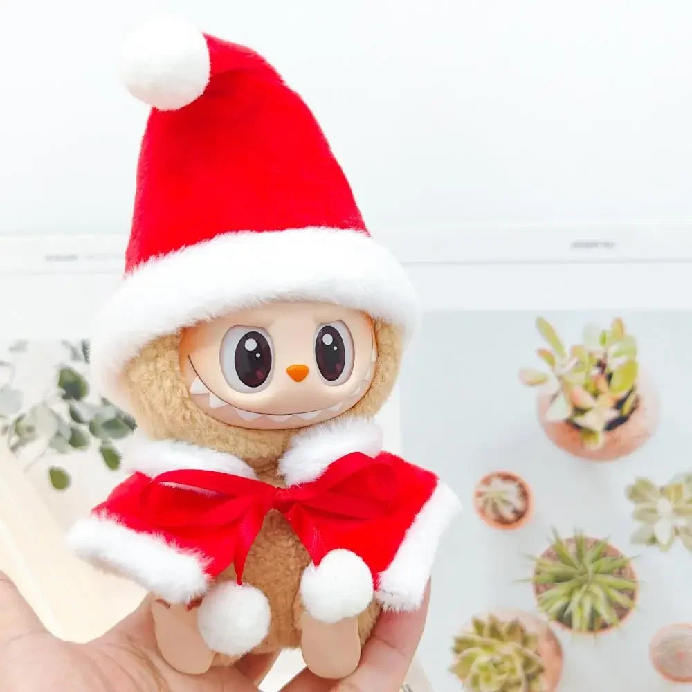 Labubu Plush Christmas Outfit Set