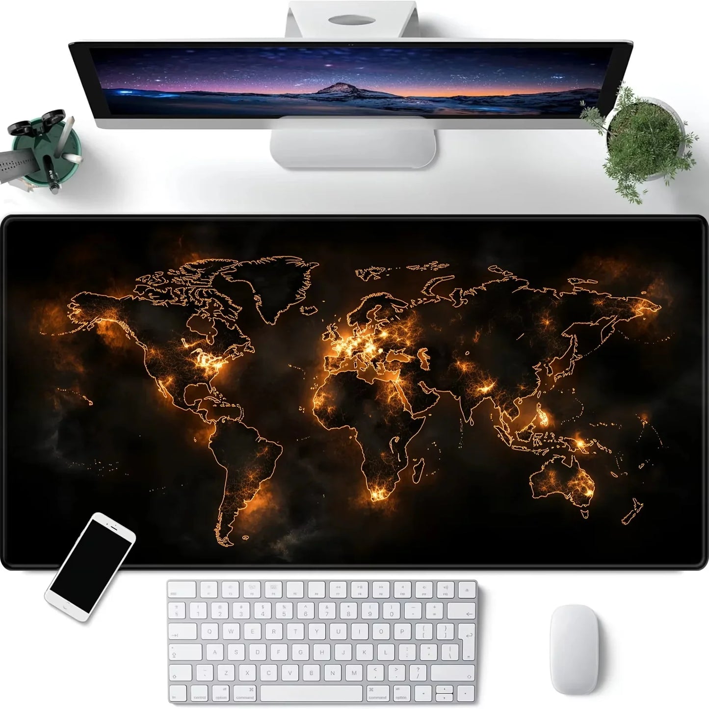 XGZ World Map Gaming Mousepad