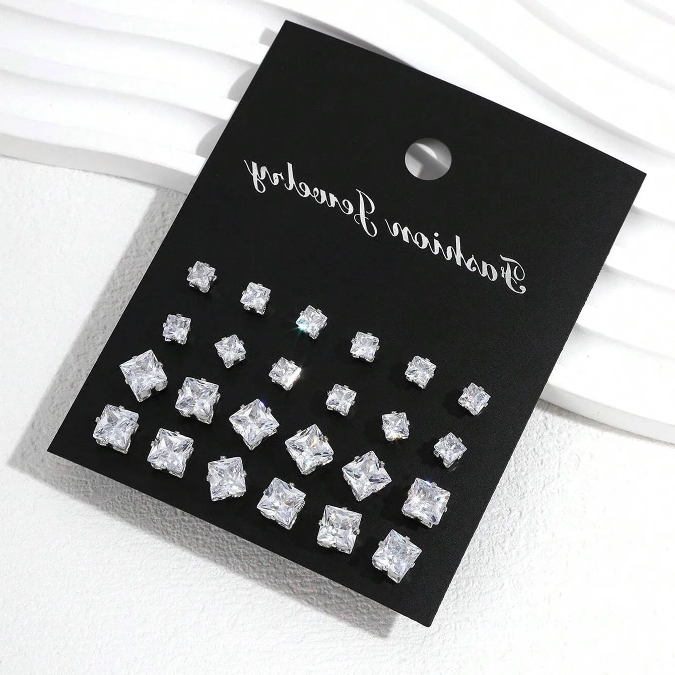 Luxury Zirconia Earrings Set