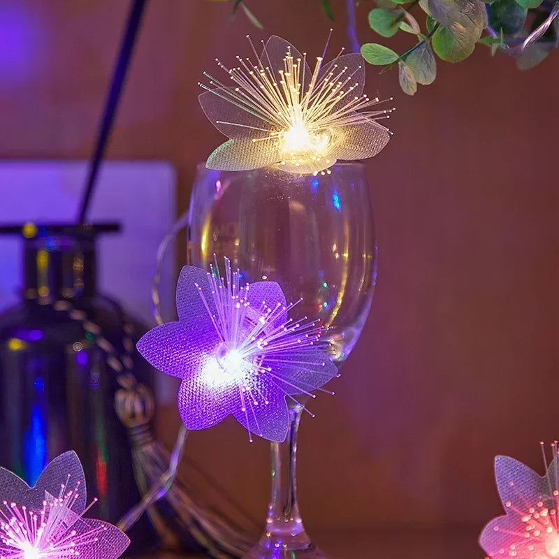 LED Fiber Optic Garland