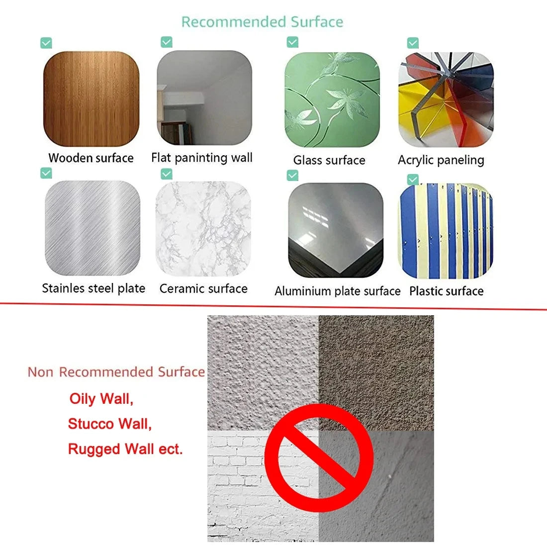 10pcs Waterproof Peel & Stick Wall Tiles