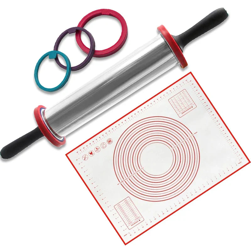 Adjustable Stainless Steel Rolling Pin