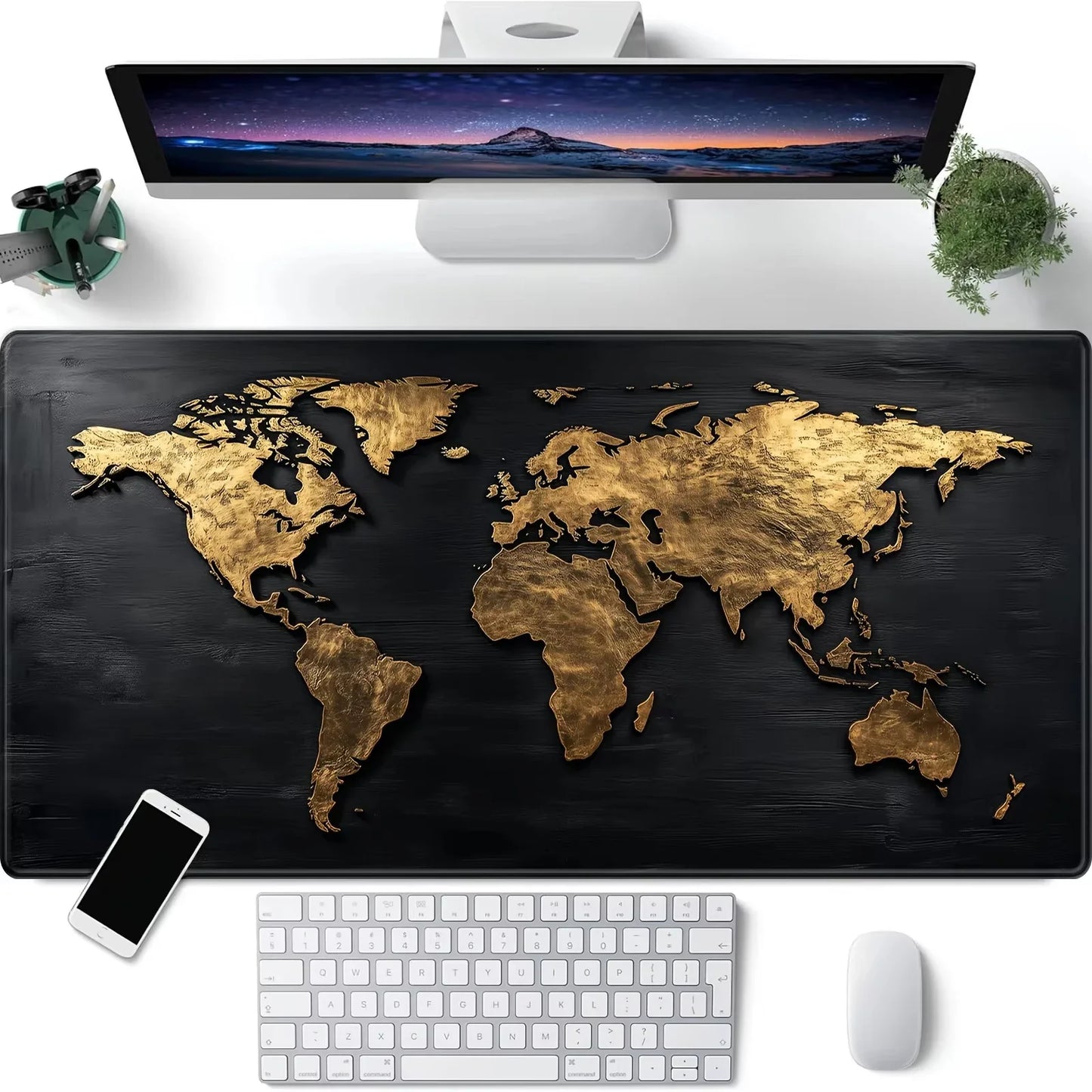 XGZ World Map Gaming Mousepad