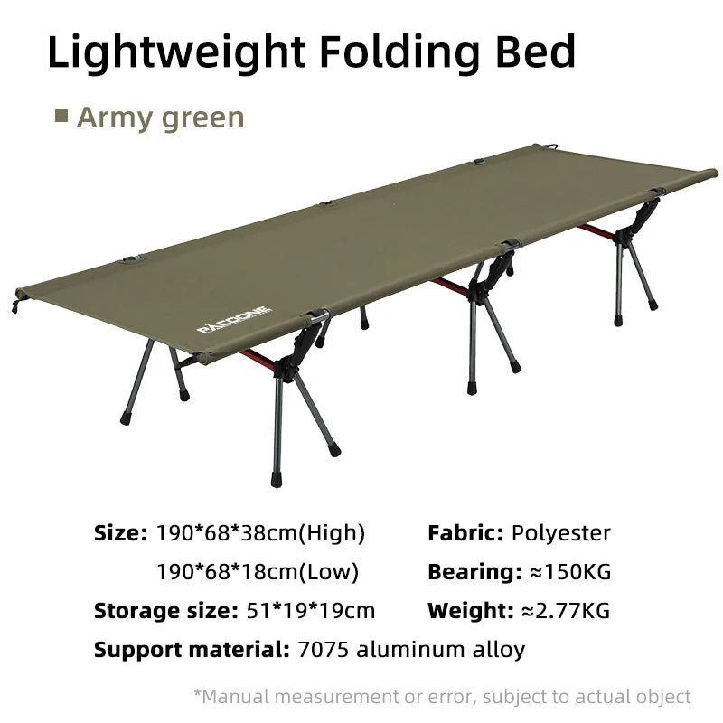 PACOONE Folding Camping Cot