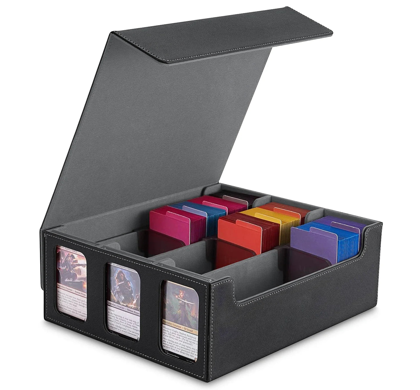 PU Leather Card Storage Box