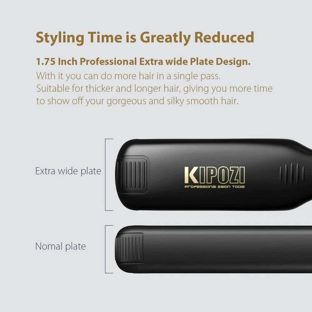 KIPOZI Professional Titanium Flat Iron