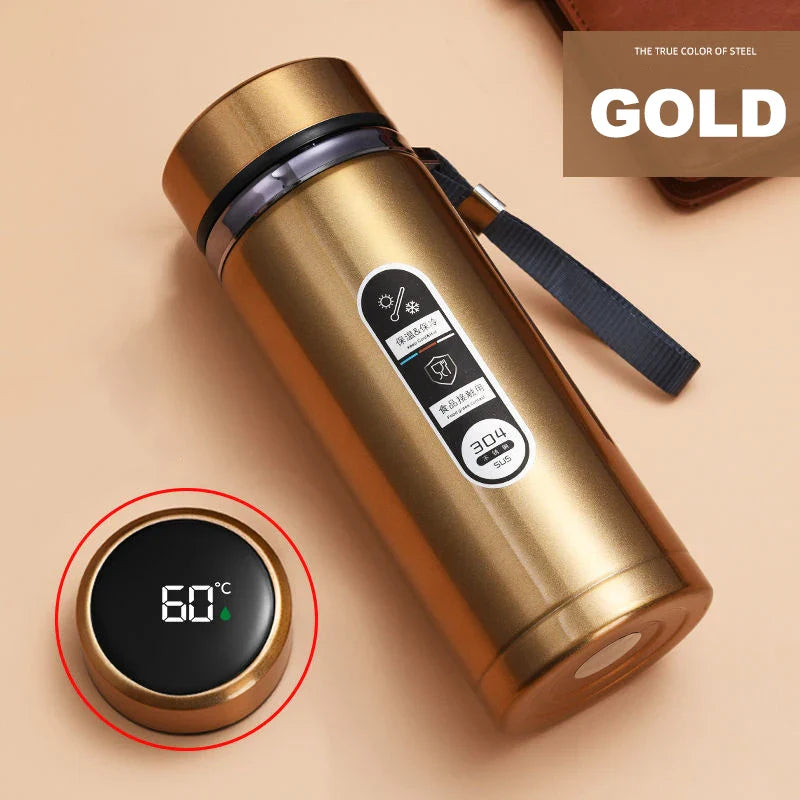 LED Stainless Steel Water Bottle