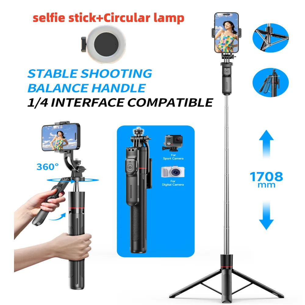 BSLIUFANG 360° Selfie Tripod