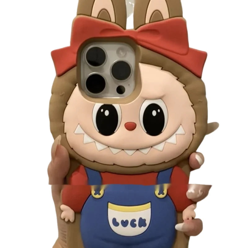 Cute Cartoon Silicone iPhone Toy Doll