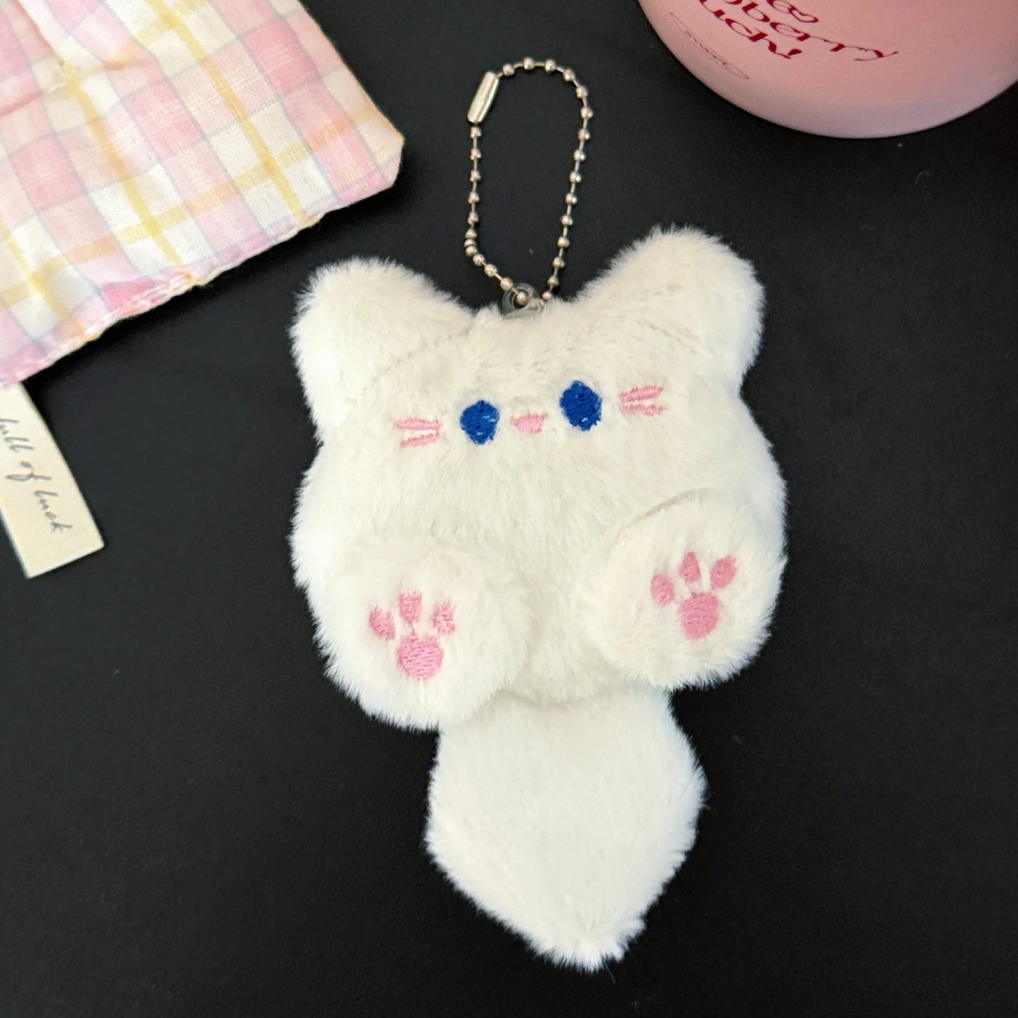 Plush Kitten Doll Keychain