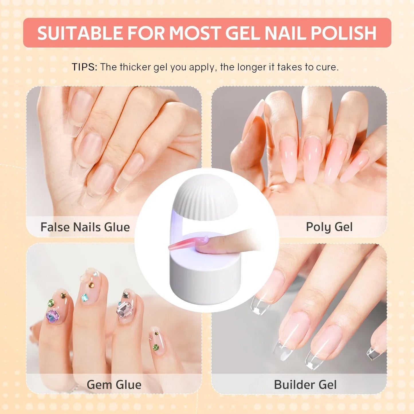 Mini Portable UV Nail Lamp