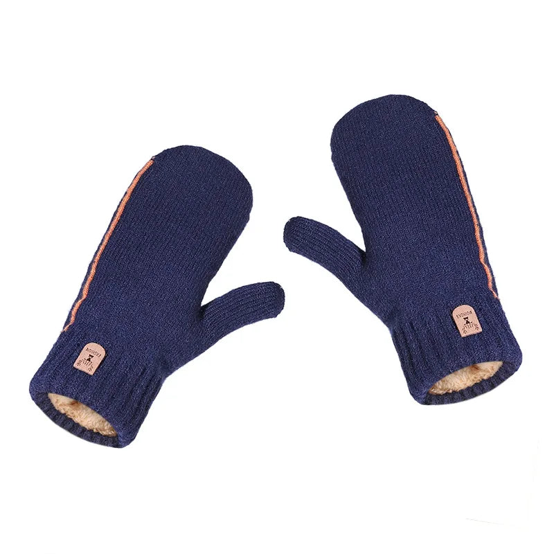 Men’s Double-Layer Winter Gloves