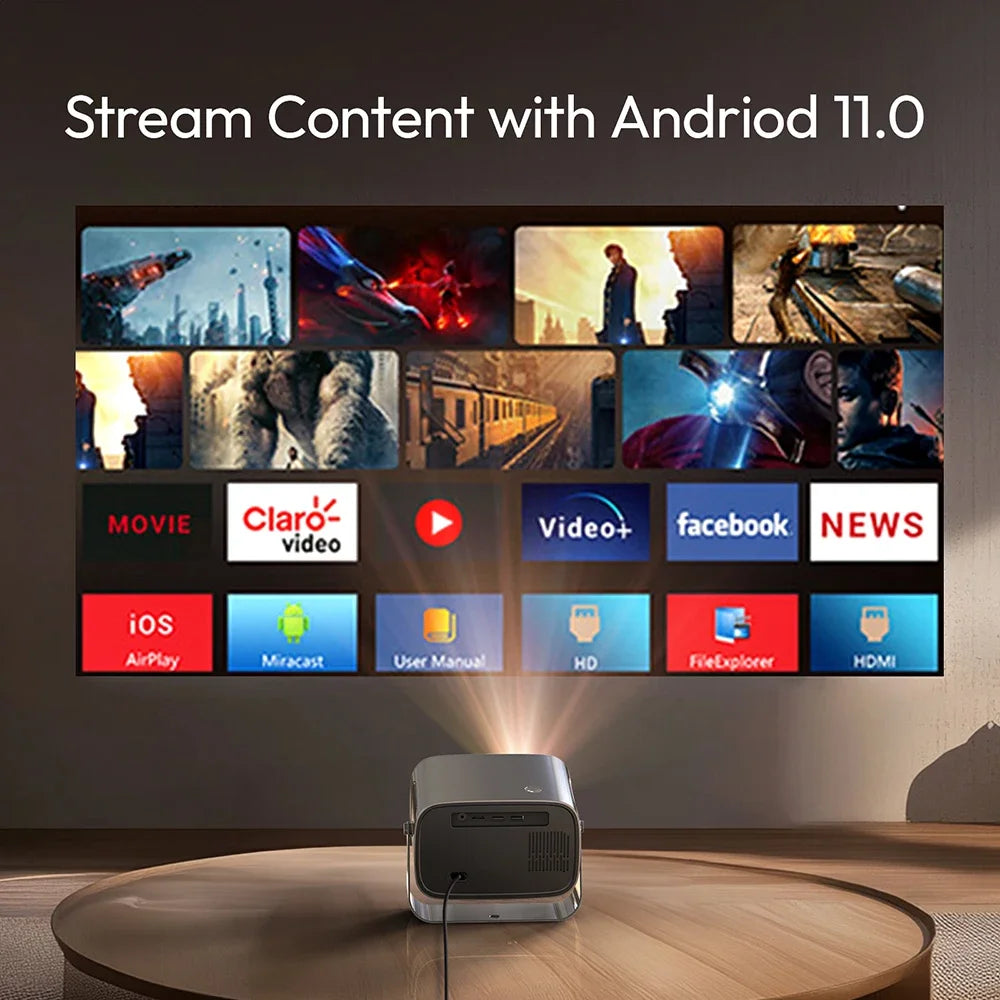 VEVSHAO A12 Mini Smart Projector