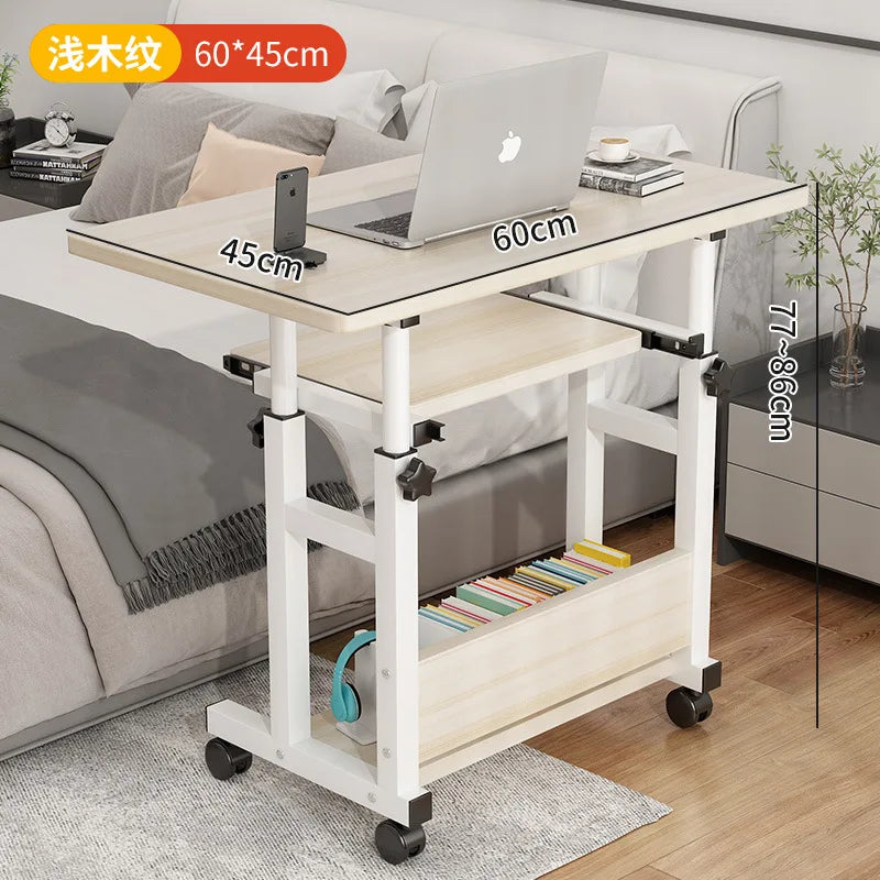 YQXH Mobile Adjustable Wooden Desk