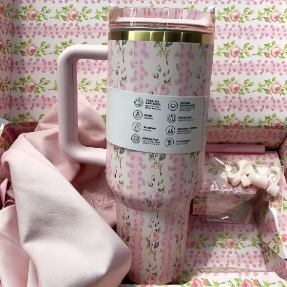vStanley Style Flat Bottom Tumbler