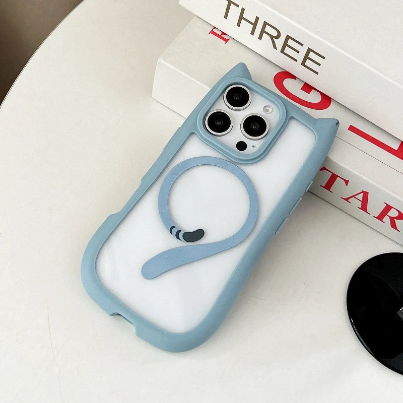3D Cat Ear iPhone Case