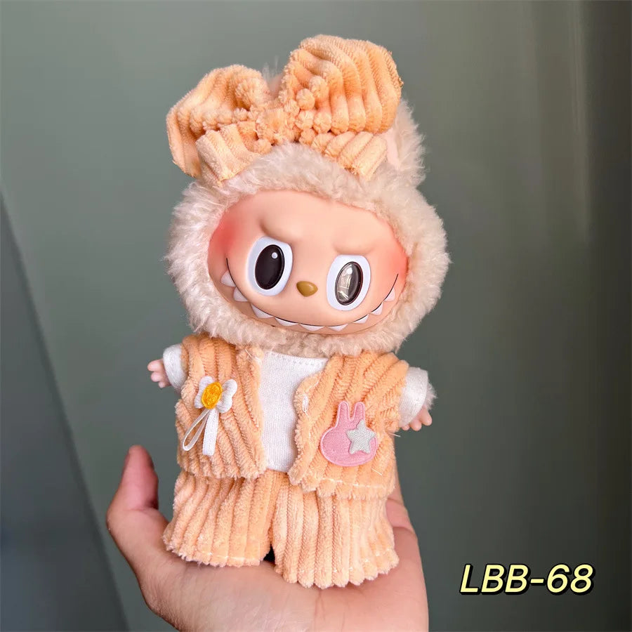 Labubu Mini Doll Clothes Set