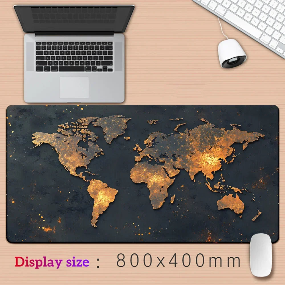 XGZ World Map Gaming Mousepad