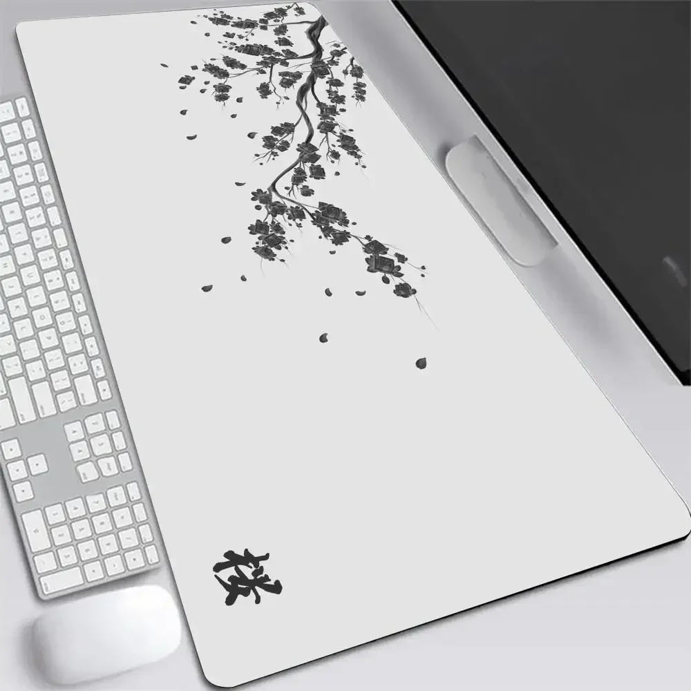 XGZ Sakura Gray Gaming Mouse Pad