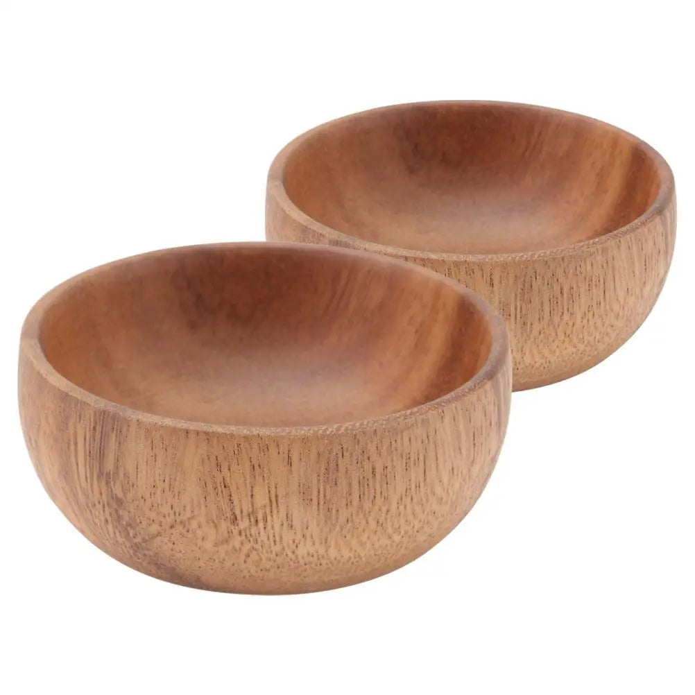 Wooden Lunch and Salad Plates