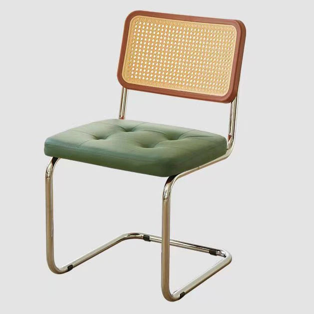 Modern Faux Leather Rattan Chairs