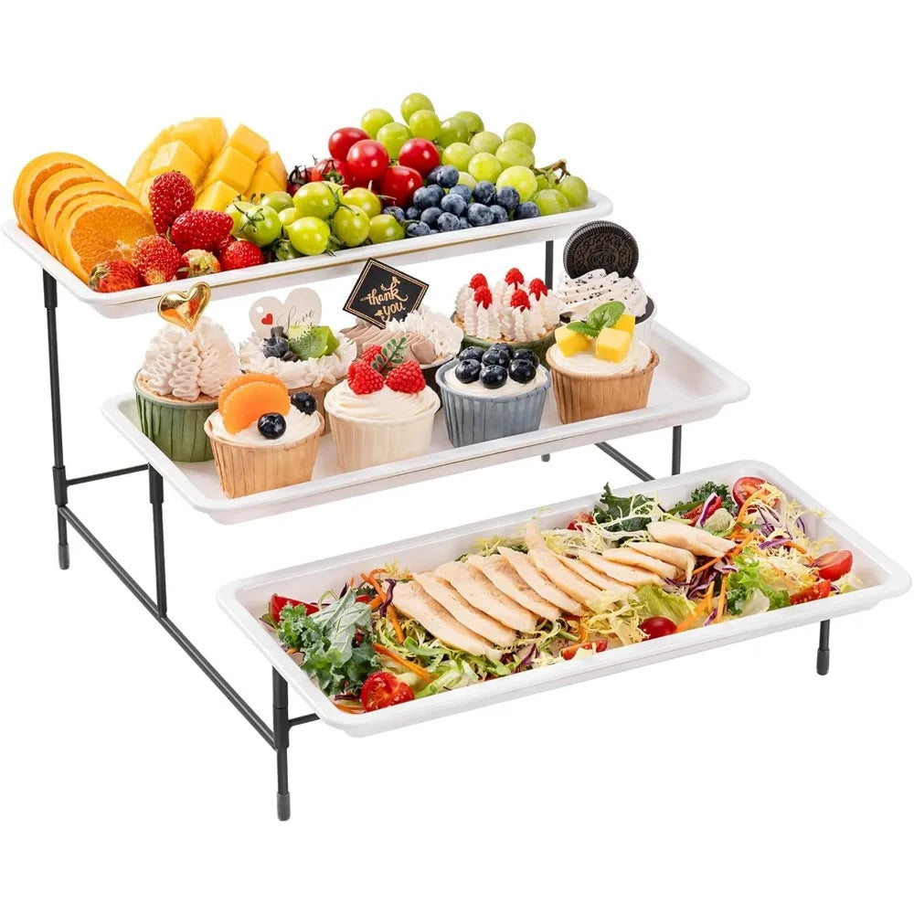 White Tiered Party Tray