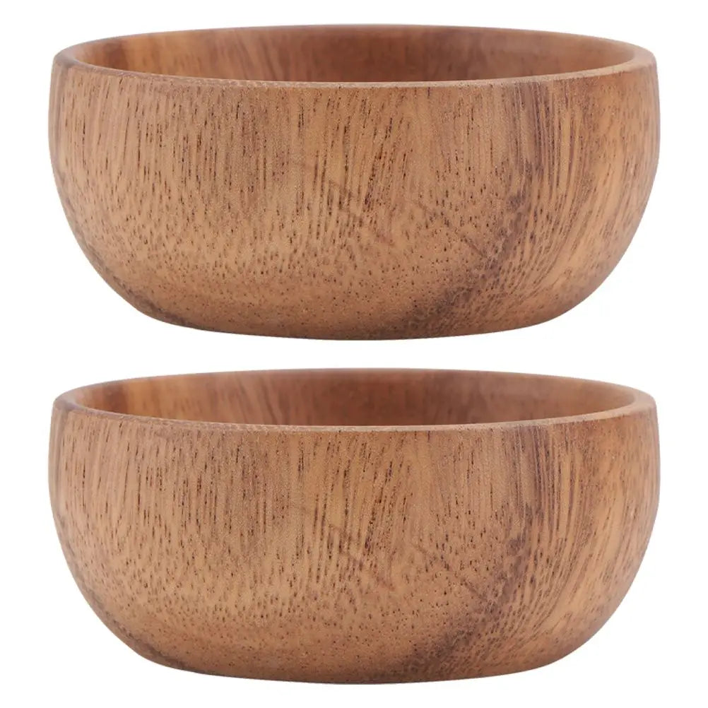 Wooden Lunch and Salad Plates