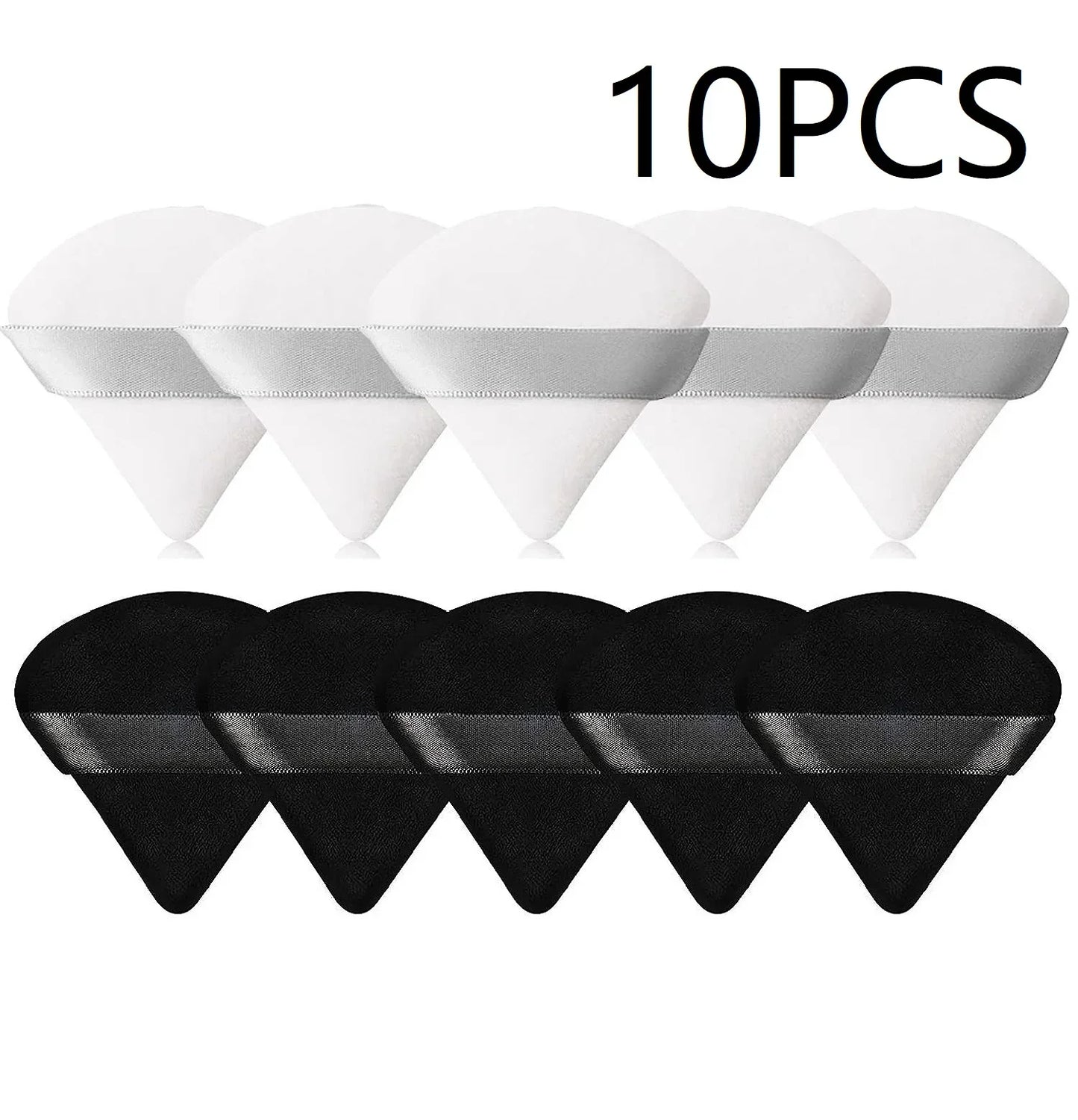 10PCS Triangle Makeup Sponge Set