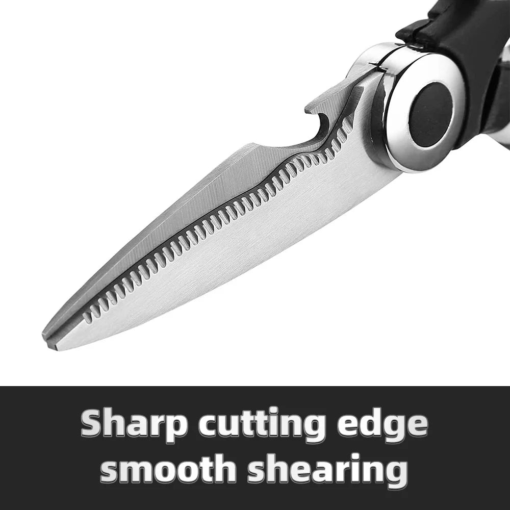 Multifunctional Kitchen Stainless Steel Scissors