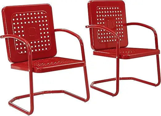 2-Piece Retro Patio Chairs
