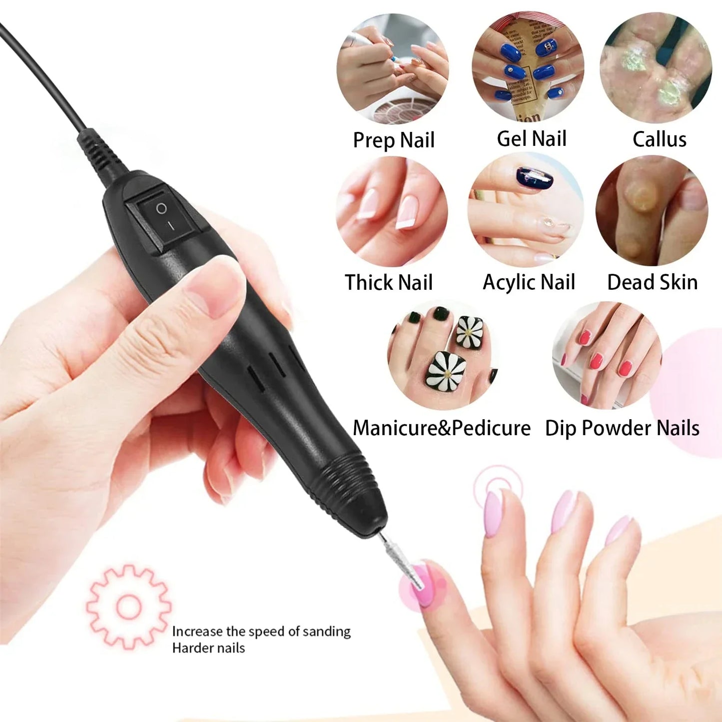 Professional Electric Nail Drill Machine