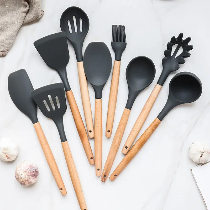 12PCS Silicone Kitchen Utensils Set